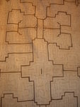 Hand painted cloth from the Amazon Indians