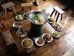 Ready for lunch in silversmith village