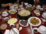 Great hotpot with mushroom, and mash potato