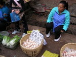 Real eggs for sale 
Guizhou Vegetable market