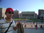 milk with his 2nd home in NY... 1. his room, 2. lab, 3.lib ;)
