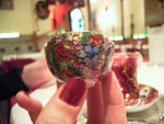mari loves this little bowl which holds sugar for the tea...