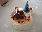 Tofu Mousse Cake in Pooh Pooh shape
