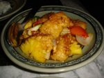
Deep fried fish with pineapple