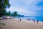 A beach at sunYa