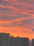 Sunset outside my bedroom window 02.