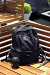 Lowepro Orion Trekker II (good for carrying  my gears and Adrian's food + clothes...)