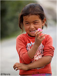 Girl from small village in Ladakh- a region in northern India.