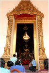 King Rama V housed a Buddha relic from India in the Chedi, the Lucky Buddha