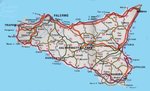 Map of Sicily