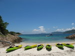 IMG_4508...A row of kayaks neatly parked on Sha Kiu beach