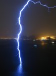 IMG_6420A Lightning striking water surface