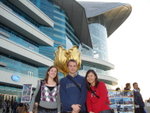 Ursula,Chris and me in Wan Chai