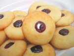 Blueberry Jam Butter Cookies