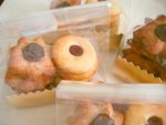 Blueberry Jam Butter Cookies & Chocolate Hazelnut Cookies (Packed)