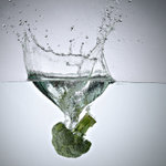 Brocoli in water