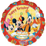 09223 Mickey & Friends Happy Birthday $30