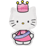 14058 Hello Kitty Birthday Princess $65