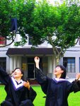 hats flying away and so did our college life

