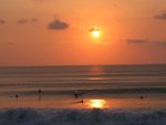 Sunset at Jimbaran Bay...