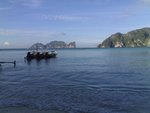 Phi Phi as seen by my mobile phone...while the water is still blue...