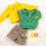 Y0371a	Yellow Shirt	US$6 ,
Y0371b	Green Vest	US$6 ,
Y0371c	Checker Short	US$6 
