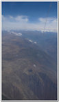 Flying over the Andes