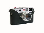 Black Leather Case for Leica M8, M8.2