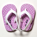 [ Baby Girls / Infant ] ----------------------- #N811124 | Old Navy Dotted Fun Flip-Flops for Baby - $95.00