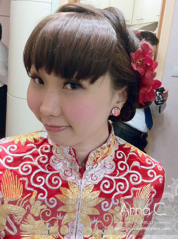 新娘化妝 小蘋果大婚之日