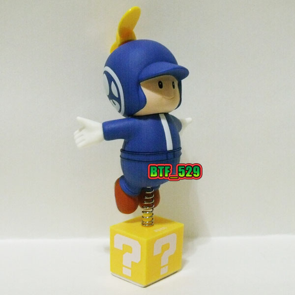 Action 6"1/2 Propeller Blue Toad New Super Mario Brothers Action