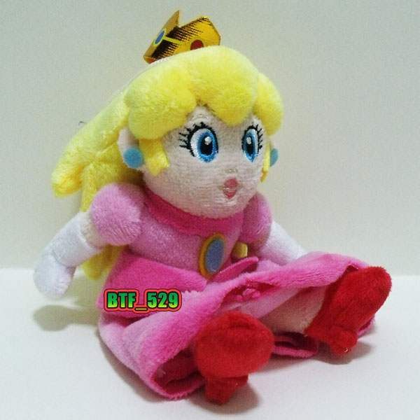 super mario plush peach