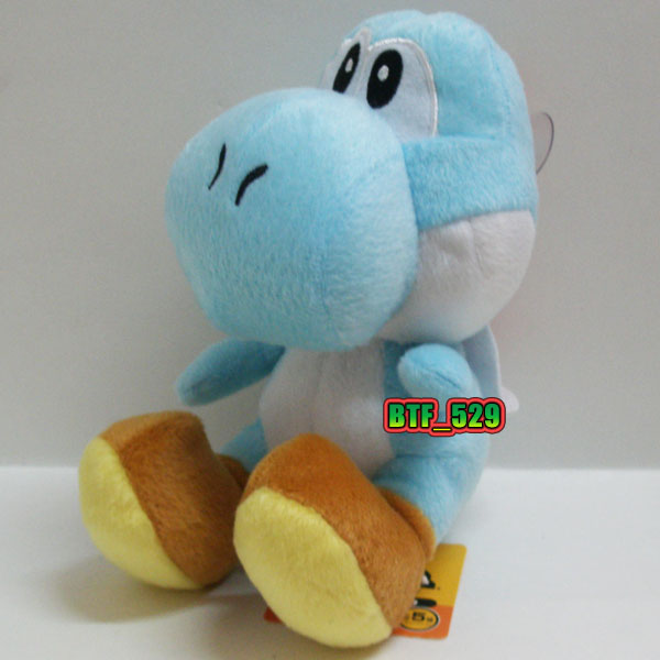 light blue yoshi plush