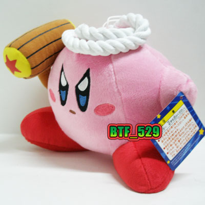 kirby hammer plush