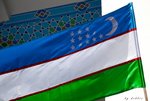 Flag of Uzbekistan 