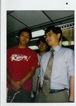 Ricky(右)好似要避開個鏡頭咁!