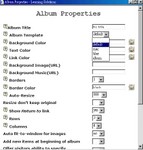 select one of the provided album template