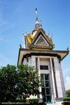 a tower to store all the skulls found at the killing field