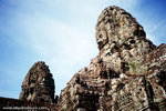 you can see Bayon is famous for all the smiling faces sculptures