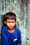 a little kid who didn't have much expression