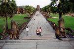 visitors rushed in and out inside Angkor Wat to see the sunrise
in fact, it was really great
