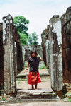 very cute little girl inside Pre Rup