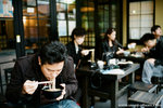 some pretty nice Soba. look at Kevin and you will know how hungry we were