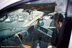 Leo reading car magazine?
