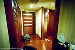 so we checked in, Kukuna here we are, look which doors lead to what