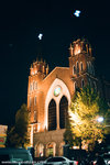 same church at night