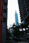 famous Taipei 101.
