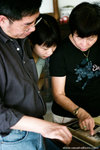 we just arrived my sister's house and they were checking out some really old photo albums that we brought from Hong Kong.