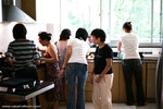 everyone is so busy preparing food.