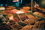 night time at some nuts vender.